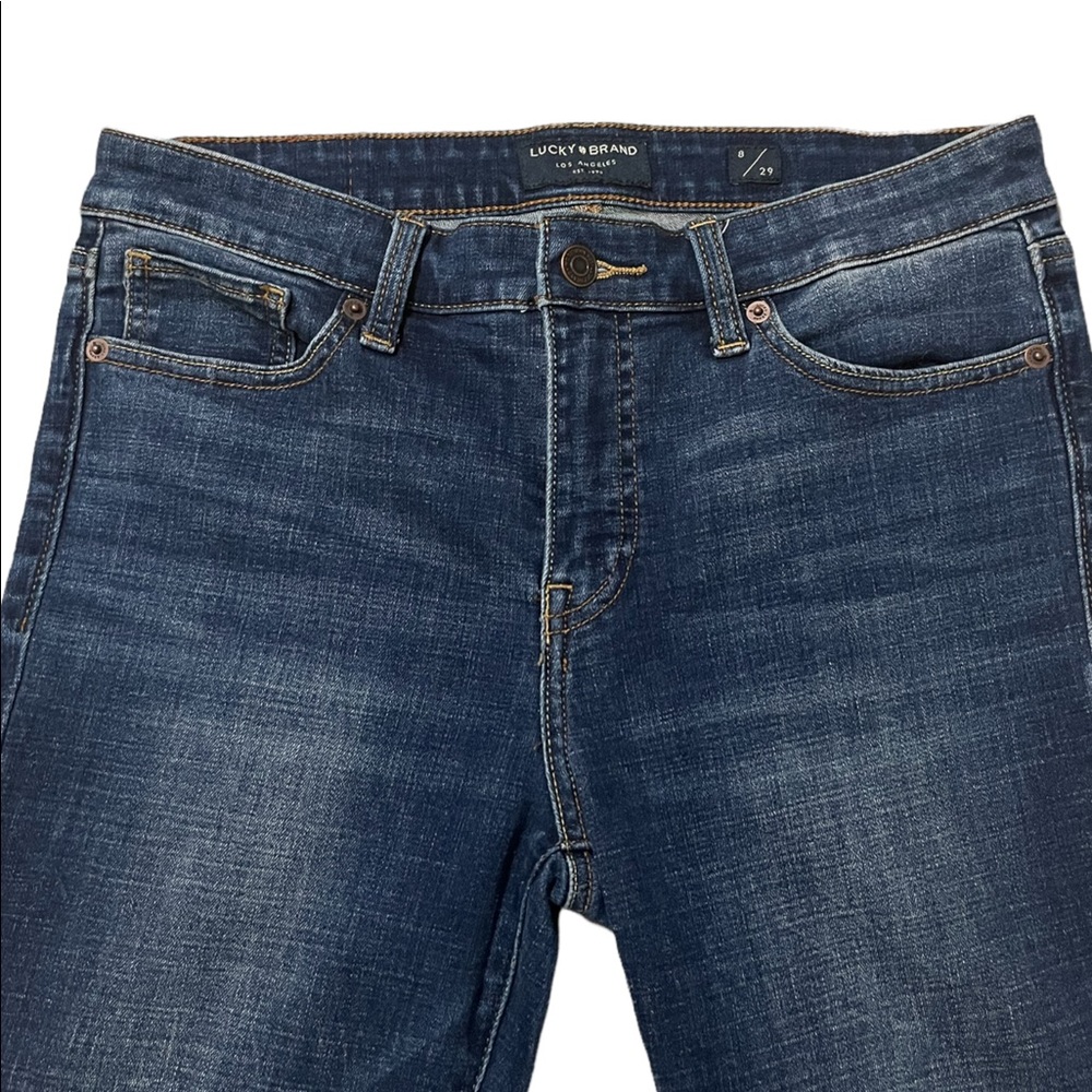 Lucky Brand Ava Skinny Jean Dark Wash Size 8 / 29 Perfect Condition Like New